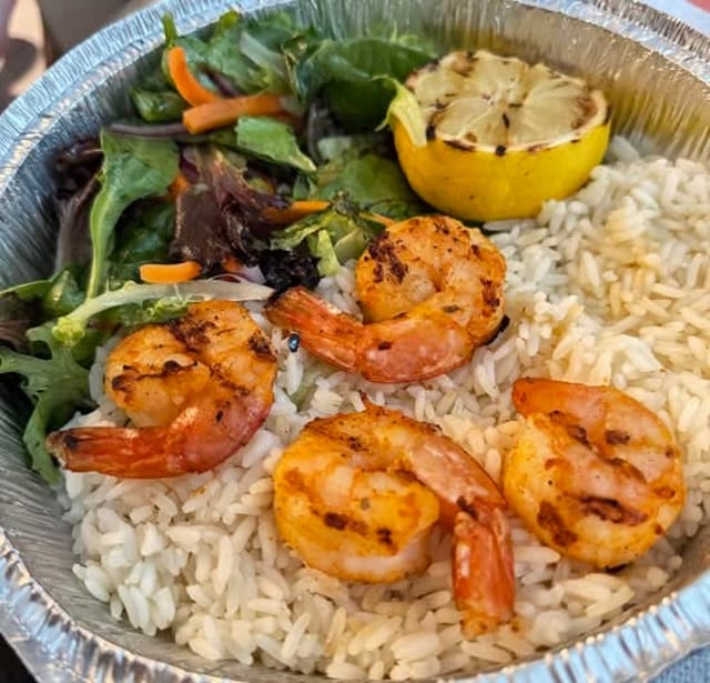 Shrimp Kebab.